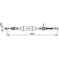 BOSCH 1987482925 - BOSCH трос гальм. задн. лів. CHRYSPER VOYAGER IV -08