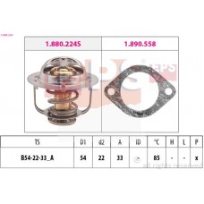 EPS 1.880.224 - EPS OPEL термостат Made in Italy! Corsa 1.5D.Astra 1.7TD 85C