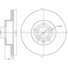 Cifam 800-484 - CIFAM VW диск гальмівний перед. T4 28218