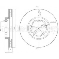 Cifam 800-898 - CIFAM FORD Гальмівний диск переднії Transit 06-