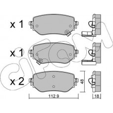 Cifam 822-1192-0 - CIFAM NISSAN Гальмівні колодки задні NAVARA 2.3 15-. MERCEDES-BENZ. RENAULT