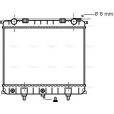 Ava Quality Cooling AU2132 - AVA LAND ROVER Радіатор охолодження Range Rover II 2.5D 94-