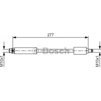 BOSCH 1987481616 - BOSCH BMW шланг гальм. задній X3 F25 11-