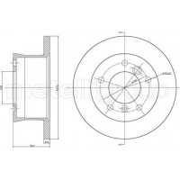 Cifam 800-492 - CIFAM DB Диск тормозной задн. VW LT 96-Sprinter 27216