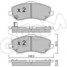 Cifam 822-862-0 - CIFAM CHRYSLER гальмівні колодки передн.Grand Voyager.Dodge Nitro.Cherokee 07-