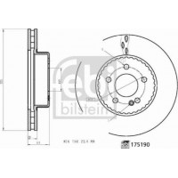 Febi Bilstein 175190 - FEBI диск гальм. передн. DB C205