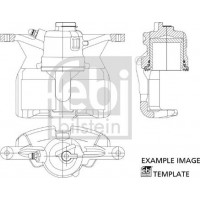 Febi Bilstein 178061 - FEBI  VW гальмівний супорт задн.лів. Golf V-VI-Plus. SKODA .AUDI