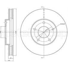 Cifam 800-764C - CIFAM NISSAN диск гальмівний передн. Almera. Primera. X-Trail