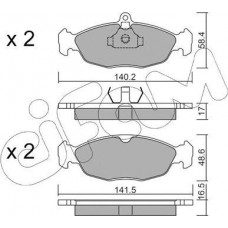 Cifam 822-077-0 - CIFAM OPEL Тормозные колодки передние Astra F 91-.Vectra A 88-.Daewoo Lanos.Nexia