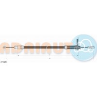 Adriauto 27.0294 - ADRIAUTO DB трос ручного гальма W203 02- прав.