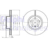 Delphi BG9108 - DELPHI BMW гальмівний диск. передн.X3 10-