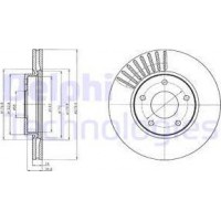 Delphi BG4282C - Диск гальмівний NISSAN Juke-Pulsar F D=280mm 10>>