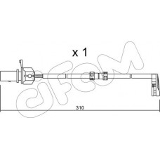 Cifam SU.290 - Конт. попер. сигналу, знос гальм. накл.