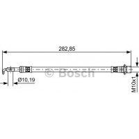 BOSCH 1987481643 - BOSCH шланг гальм. задн. TOYOTA YARIS -11