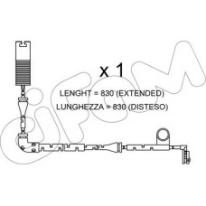 Cifam SU.327 - CIFAM LAND ROVER датчик зносу передн. гальм. колодок Range Rover 4.4-5.0 -12