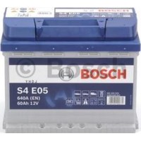 BOSCH 0092S4E051 - BOSCH S4E EFB Акумулятор 12В- 60А-год.-640А. 242175190. 16.7кг. виводи -