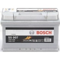 BOSCH 0092S50070 - BOSCH S5 Акумулятор 12В- 74А-год.-750А. 278175175. 17кг. виводи -