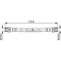 BOSCH 1987481737 - BOSCH шланг гальм. задн. VW UP -20