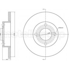 Cifam 800-062 - CIFAM VW Диск тормозной передн.Audi 80.100 76-91