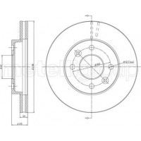Cifam 800-110 - CIFAM RENAULT диск гальмівний передн вент. R11.19.21. Clio. Kangoo. Megane