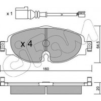 Cifam 822-950-0K - CIFAM  VW К-т передних торм. колодок с датч. Golf VII. AUDI A3 13-. SKODA Octavia 12-