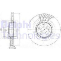 Delphi BG9012 - DELPHI Тормозной диск пер. пр. Lexus GS 05-