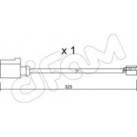 Cifam SU.271 - CIFAM VW датчик зносу передніх гальмівних колодок Touareg 3.0-4.2 10-