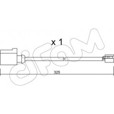 Cifam SU.271 - CIFAM VW датчик зносу передніх гальмівних колодок Touareg 3.0-4.2 10-