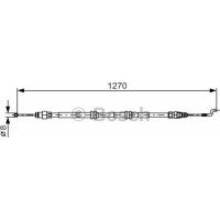 BOSCH 1987482014 - Тросовий привод, стоянкове гальмо