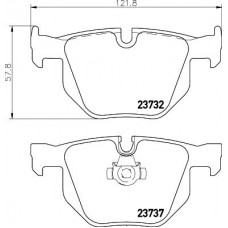 HELLA PAGID 8DB 355 010-471 - Комплект гальмівних накладок, дискове гальмо