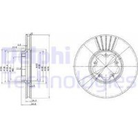 Delphi BG3676 - DELPHI FORD диск гальмівний передній Transit 00-