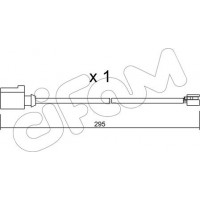 Cifam SU.273 - CIFAM VW датчик зносу передніх гальмівних колодок Touareg 3.0-4.2 10-.