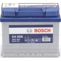 BOSCH 0092S40060 - BOSCH S4 Акумулятор 12В- 60А-год.-540А. 242175190. 14.28кг. виводи -