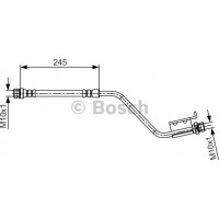 BOSCH 1987481717 - BOSCH шланг гальм. задн. прав. KIA VENGA 10-