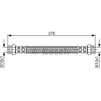 BOSCH 1987476850 - BOSCH HYUNDAI шланг гальмівний задн. лів. GETZ  02-