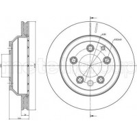 Cifam 800-883C - CIFAM VW Диск гальмівний задн. Audi Q7.Touareg. PORSCHE Cayenne