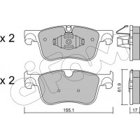 Cifam 822-984-0 - CIFAM CITROEN гальмівні колодки передн. C4 Grand Picaasso. C4 Picasso B78