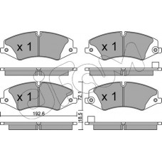 Cifam 822-836-6 - CIFAM LAND ROVER гальмівні колодки передн. Range Rover Sport 05- Discovery 04-