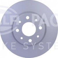 HELLA PAGID 8DD 355 127-151 - HELLA PRO HIGH CARBON FIAT Гальмівний диск передн. DOBLO. ALFA ROMEO. LANCIA