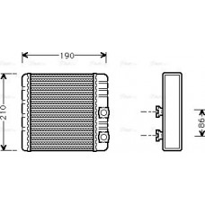 Ava Quality Cooling BWA6211 - Радиатор отопителя салона BMW 3e46 00>. X3e83 BWA6211 AVA