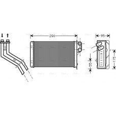 Ava Quality Cooling RT6227 - Теплообмінник, система опалення салону