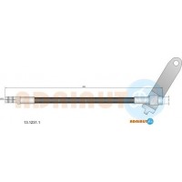 Adriauto 13.1231.1 - ADRIAUTO FORD шланг гальмівний передн.прав.Transit 03-