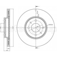 Cifam 800-231C - CIFAM  FIAT Диск тормозной передн. Bravo.Doblo.Marea.Punto.Tempra.Tipo.Lancia