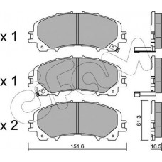 Cifam 822-1082-0 - Гальмівні колодки пер. QX50-Q70-Q60-Navara-Qashqai-Murano-Pathfinder-Koleos 01-