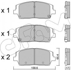 Cifam 822-1244-0 - CIFAM HYUNDAI гальмівні колодки передн. SANTA FE IV 18-. KIA SORENTO III 15-