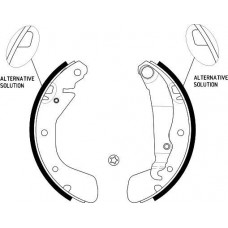 HELLA PAGID 8DB 355 001-291 - HELLA OPEL щоки гальмівні ASTRA. CORSA 92- 20028