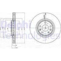 Delphi BG4266 - DELPHI RENAULT диск гальмівний передн.Espace.Grand Scenic III.IV.Laguna III.Megane 08-