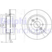 Delphi BG3804 - DELPHI KIA диск гальмівний задній Shuma 1.5-1.8 97-