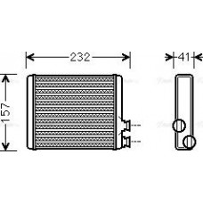 Ava Quality Cooling CN6286 - Теплообмінник, система опалення салону