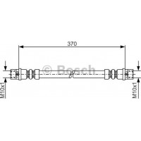 BOSCH 1987481003 - BOSCH VW шланг гальмівний задн. центр. з ABS LT46 96-